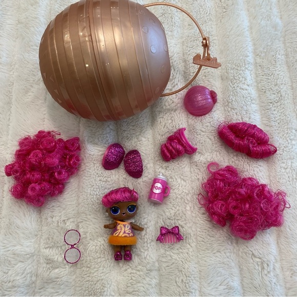 5 LOL Surprise Balls Gold Pets Hairvibes Scuba Skunk Supreme Queen YingYang Baby - Picture 4 of 10